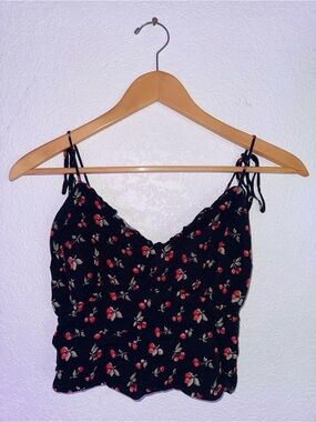 Abercrombie & Fitch Black Cherry-Print set xs